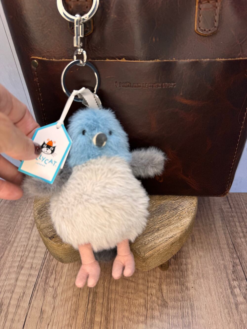 Jellycat Strutton Pigeon Bag Charm NEW! Authentic Jellycat NYC Exclusive